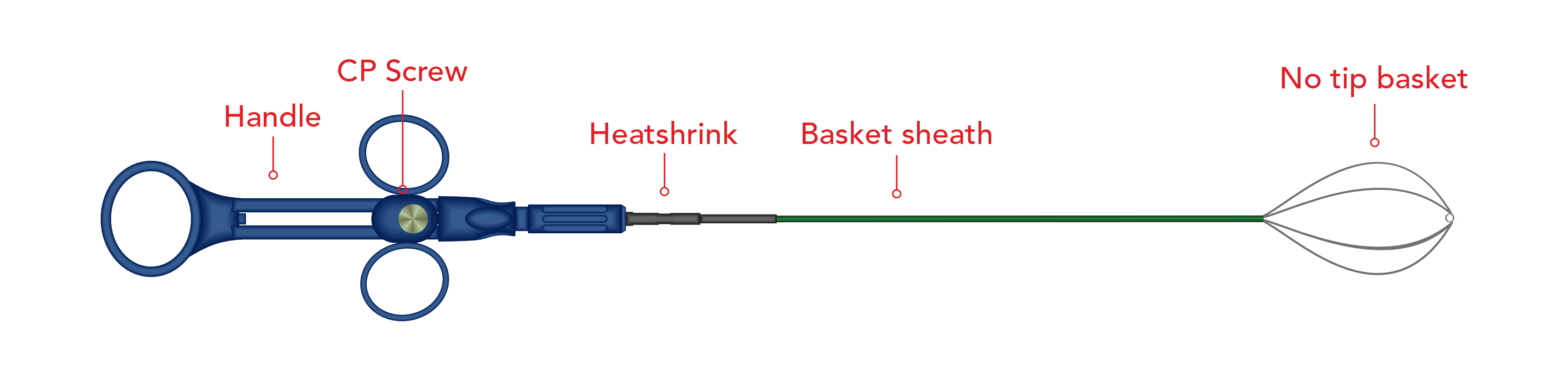 Trapper No Tip Nitinol Stone Basket