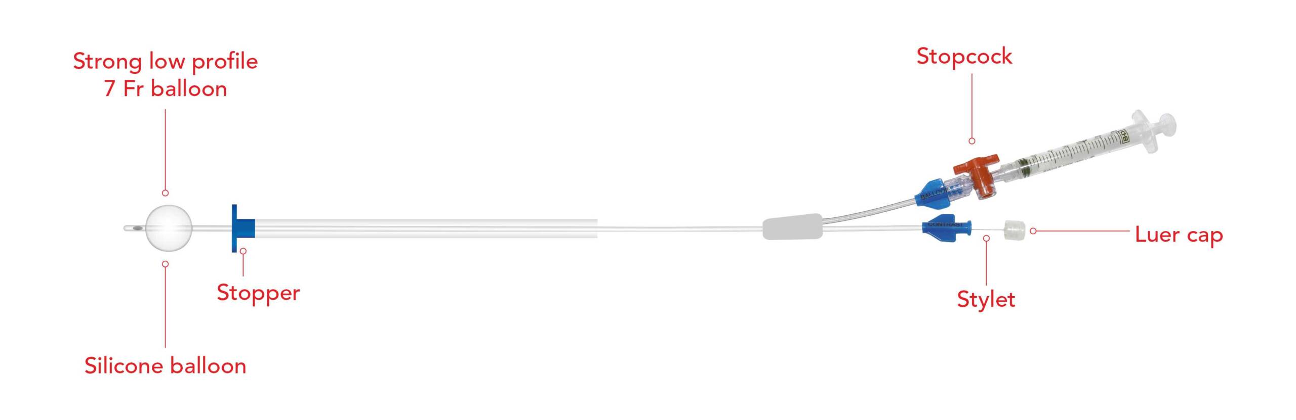 HYSTERO CATH SILICONE Hysterosalpingography Catheter